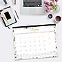 2027 Blue Sky Day Designer Coming Up Roses Blush 22" x 17" Monthly Desk Pad Calendar (138198-27)~#|#~2ED60B81-0608-4F34-AA86E8FA0184B3E5_sc7