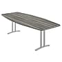 Correll Curvature Collection 96"W x 42"D Boat Shaped Conference Table, New England Driftwood (CC4296B-52-14-52)~#|#~2ED98D97-9389-4F06-9B533628BBD80266_sc7