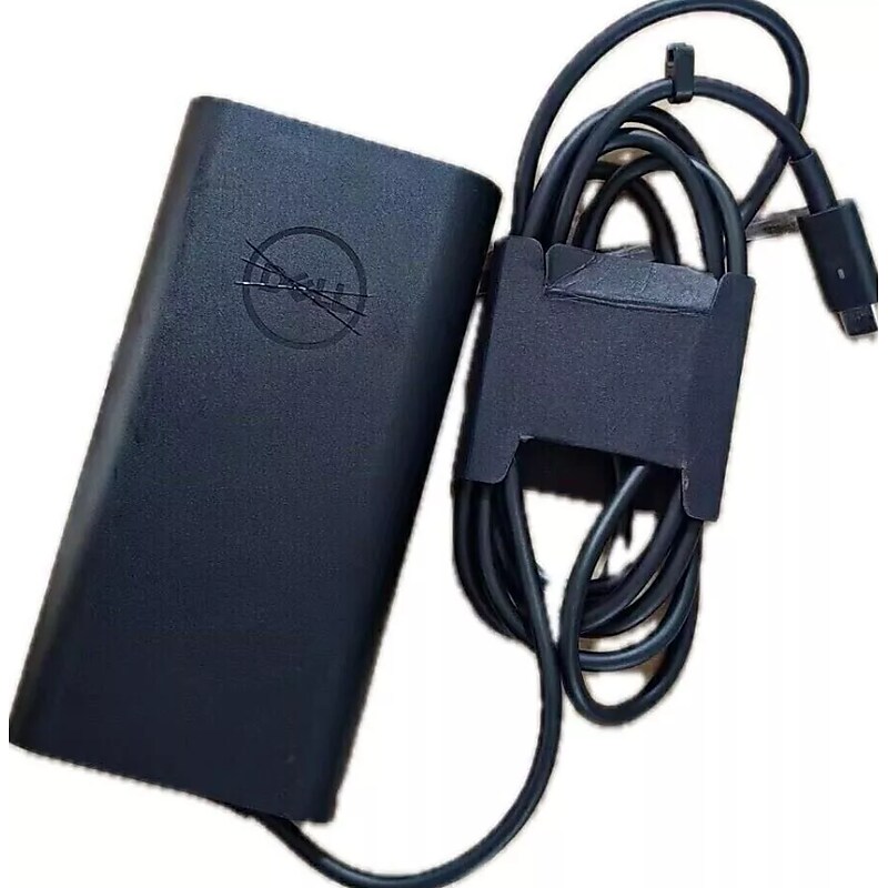 Dell 90W USB-C Adapter for Dell Laptop, Black (Y2XGV) image 1
