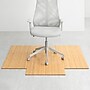 Anji Mountain Deluxe Bamboo Carpet & Hard Floor Chair Mat with Lip, 55" x 57", Natural (AMB24024W)~#|#~2EE8A54A-481E-4CB3-B4E5DC1D1E934DFE_sc7