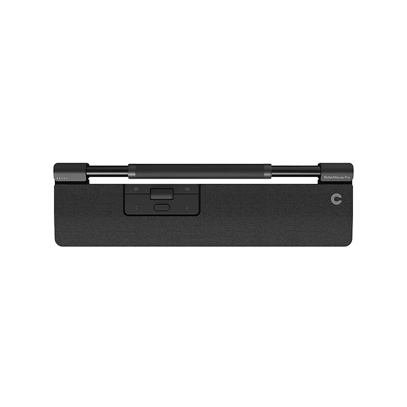 Contour Design RollerMouse Pro Vegan Leather Slim Wrist Rest, Wireless, Black (CDRMPRO10110) image 1