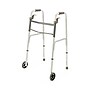 Medline Paddle Folding Walker, Adult, Silver (MDS86410P5H1)~#|#~2EEC8781-972E-429B-AA3D62C1D99EBECE_sc7