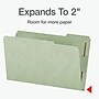 Pendaflex Pressboard Classification Folder, 2" Expansion, Legal Size, Gray Green, 25/Box (1006938)~#|#~2EEFB2A4-7342-4197-AB7C1F096395C508_sc7