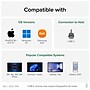 Plugable 8-in-1 USB-C Tablet/Phone/iPad Stand with Docking Station, 100W, Silver (UDS-7IN1)~#|#~2EF0B091-D966-47DD-B501D873DAA310B7_sc7