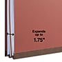 Staples® 30% Recycled Pressboard Classification Folder, 1-Dividers, 1 3/4" Expansion, Legal Size, Red, 10/Box (ST18337/TR18337)~#|#~2EF1A286-AF6F-468A-976AB90C03F78753_sc7