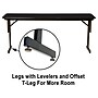 Correll 60"W x 24"D Adjustable Training Room Table, Laminate, Black Granite (SPA2460TF-07)~#|#~2EF207D2-E40E-4364-B80510E3BB7F0F62_sc7