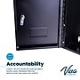 Viva Comfort Medium Double Door Medicine Locking Secure Storage Medical Cabinet, 0.3 cu. ft., Black (ADIME999-02-BLK-MK)~#|#~2EF451A4-3F3F-4C61-9F2801541CE8B431_sc7
