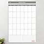 Staples 24" x 36" Monthly Dry-Erase Undated Wall Calendar, Reversible, White/Gray (ST61306-23)~#|#~2EF5B8DC-0887-4E58-B62071AD91CC920E_sc7