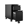 Hirsh 2-Drawer Mobile Vertical File Cabinet, Letter/Legal Size, Lockable, 21.75"H x 10"W x 19.88"D, Black (22651)~#|#~2EF88997-F097-4801-B668A62F022623A2_sc7