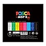 POSCA Mop'R PCM-22  Water Based Squeezable Paint Marker, Round Tip, Assorted Colors, 8/Set (UBCPCM228C)~#|#~2EFC92D5-B708-4269-844F59C7DFEFDE22_sc7