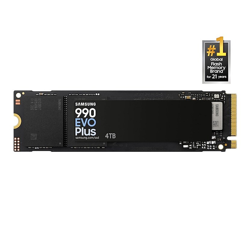 Samsung 990 EVO Plus 4TB Internal Hard Drive (MZ-V9S4T0B/AM) image 1