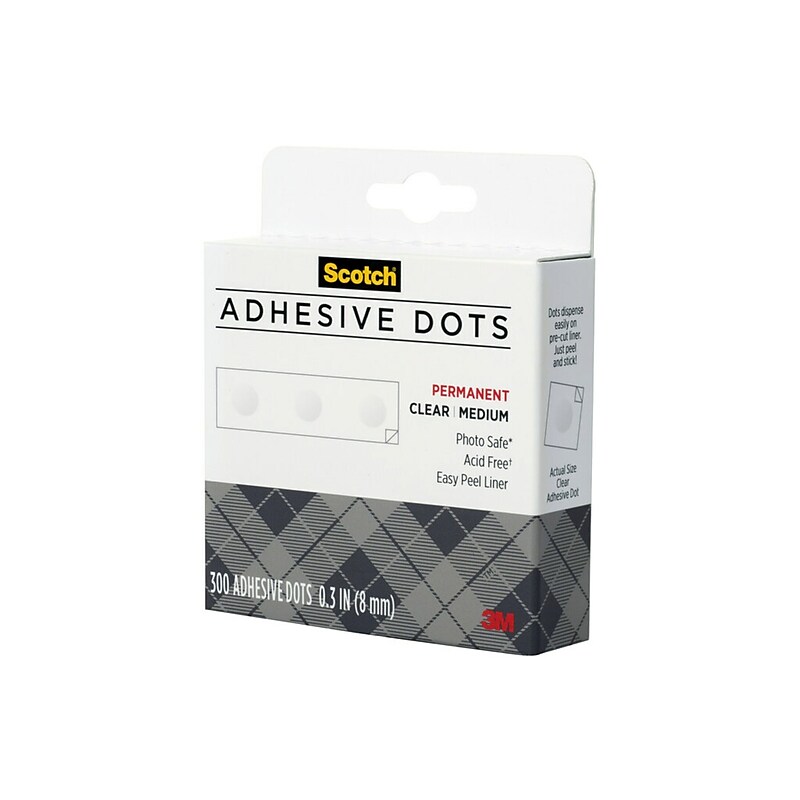 Scotch Medium Mounting Adhesive Dots, 300-Pack (010-300M) image 1
