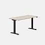 Branch Duo 58"W Electric Adjustable Standing Desk, Maple/Black (10-10-09-95)~#|#~2F06C438-80C0-46CC-840677CCE96B240B_sc7
