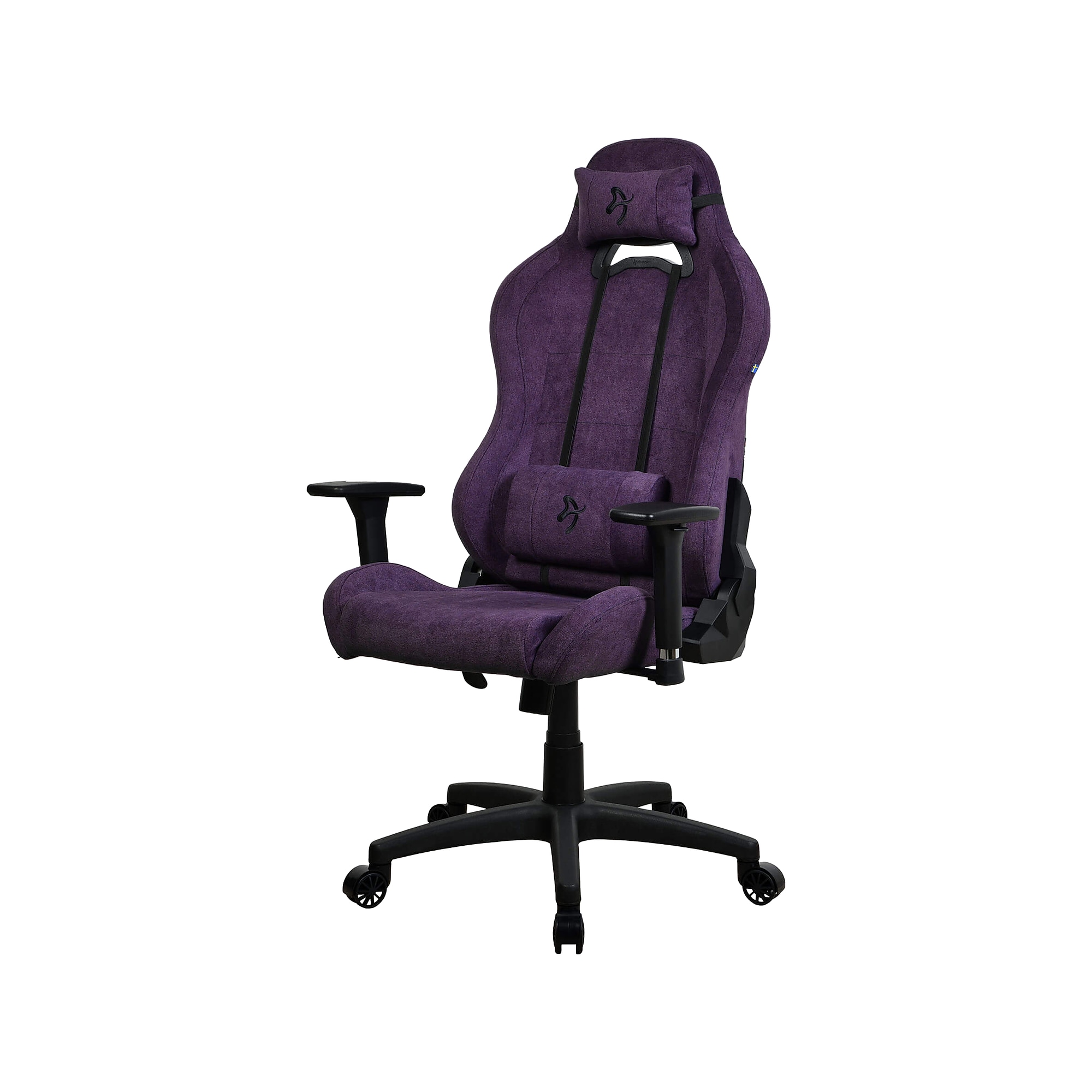 Arozzi Torretta Soft Fabric Ergonomic Racing Gaming Chair, Purple (TORRETTA-SFB-PP) Sansujyuku sansujyuku.com