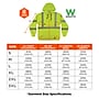 Ergodyne GloWear 8304W High Visibility Women’s Hooded Sweatshirt, ANSI Class R3, Lime, 3XL (23117)~#|#~2F09FB57-DA58-4C5C-A1C68BD2A5CE6354_sc7