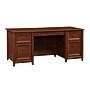 Sauder Edge Water 65"W Executive Desk, Select Cherry (455179)~#|#~2F0DFD24-C9DC-473F-94CA9EEC04580B4F_sc7