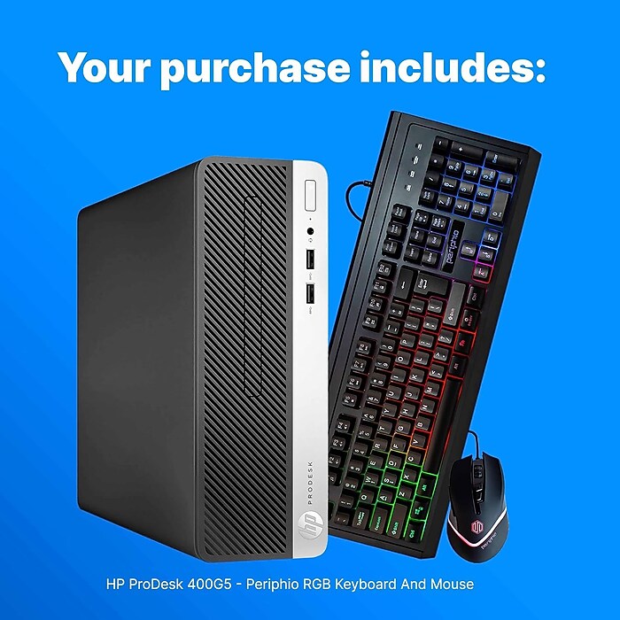 hp ProDesk i5 新品512GB 12GB office win11 HP ProDesk Desktop Computer, Intel i5-8500, 16GB RAM, 750GB SSD