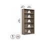 Bush Furniture Universal 72"H 5-Shelf Bookcase with Adjustable Shelves, Ash Gray Laminated Wood (WL12427)~#|#~2F12E01D-B1EE-40CB-A1132A6520F4525D_sc7