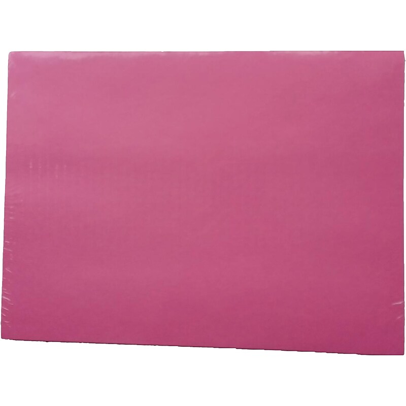 American Paper 12" x 18" Construction Paper, Raspberry, 50 Sheets/Pack (CP12RAS) image 1