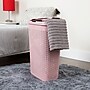 Mind Reader 10.57-Gallon Laundry Hamper with Lid, Plastic, Pink (40HAMP-PNK)~#|#~2F17813B-B50E-4D35-97BA378D0F651506_sc7