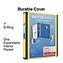 Staples 1" 3-Ring Better Binder, D-Ring, Yellow (19064)~#|#~2F26FB84-F7E8-4594-8C4CB516F1775A77_sc7