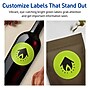 Avery Laser/Inkjet Multipurpose Circle Labels, 3.5" Dia., Bright Green, 80/Pack (94514)~#|#~2F2B7796-D495-4D1C-8A6BC9123FA6C278_sc7