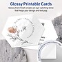 Avery Geo Integrated Cards, Glossy White, 10/Pack (19479399116)~#|#~2F2F1574-8B95-408F-A3007DFBB0E33815_sc7