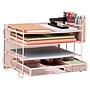 Mind Reader Metal Desk Organizer, Pink (MESH4C-PNK)~#|#~2F31027C-703F-4255-A3CD82080C373579_sc7
