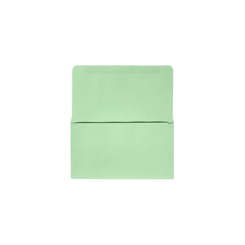 JAM Paper 6 3/4 Booklet Envelope 3 5/8" x 6 1/2", Pastel Green, 50/Pack (R0266-50) image 1