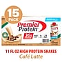 Premier Protein Cafe Latte Protein Shake, 11 oz., 15/Pack (220-02615)~#|#~2F347635-20B1-4751-BEC9A66762631D2D_sc7