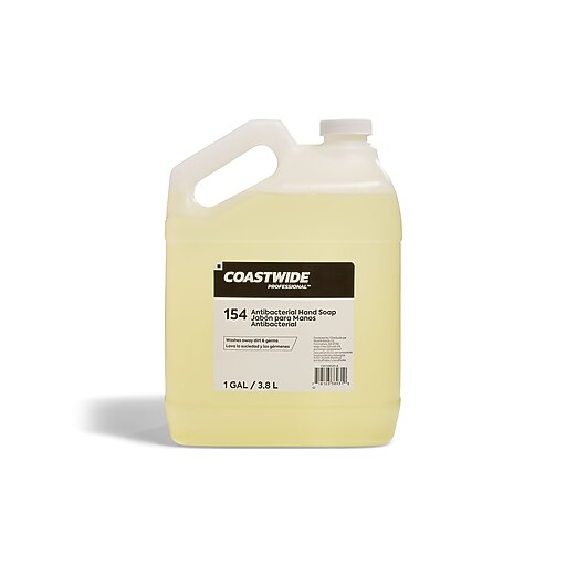 Coastwide Professional Antibacterial Liquid Hand Soap Refill, 1 Gal. (CW154RU01A) Staples