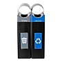 Commercial Zone Avante Series Polyethylene Dual-Stream Trash and Recycling Center, 60 Gallon, Black (787206MSA)~#|#~2F389776-A5DA-4705-B747D47DBC1FACAF_sc7