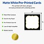 Avery Square Integrated Cards, Matte White, 100/Pack (19479370868)~#|#~2F3CB20E-092C-44A4-B7D818169B40C519_sc7