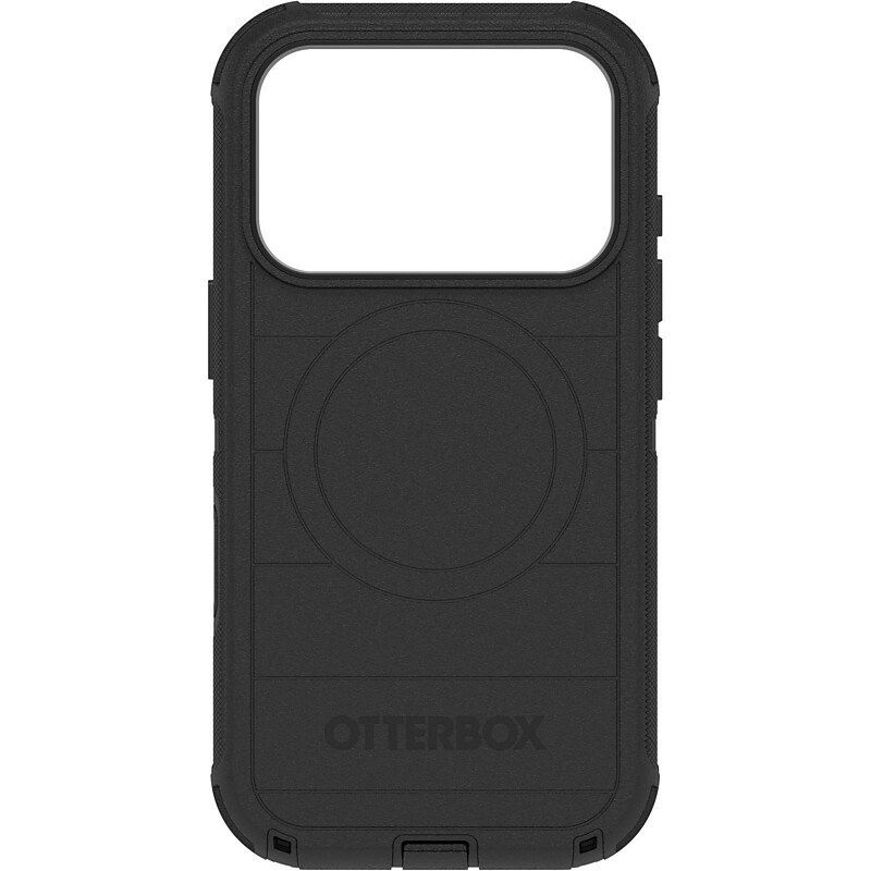 OtterBox Defender Series Pro MagSafe Case for iPhone 17 Pro, Shock Absorbing, Black (77-98382) image 1