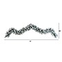 Nearly Natural 9-ft Flocked Artificial Christmas Garland with 50 Warm White LED Lights (W1310)~#|#~2F3FE1AD-C40E-4421-B12063F239A4B35A_sc7