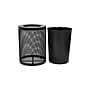 Alpine Industries 4460 Steel Mesh Trash Can with Flat Lid, 36 Gallon, Black (ALP4460-01-A)~#|#~2F438D5E-F0A1-437B-ABEEB5C698F61779_sc7