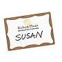 Avery Adhesive Laser/Inkjet Name Badge Labels, 2 1/3" x 3 3/8", White with Gold Border, 100 Labels Per Pack (5146)~#|#~2F43DE63-ECF9-463B-BE3FB9D959AA4AEB_sc7