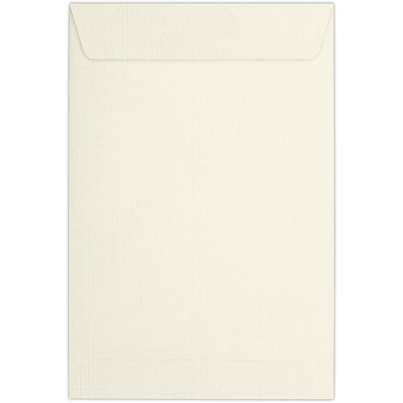 LUX 6 x 9 Open End Envelopes, 50/Box, Natural Linen (1644-NLI-50) image 1