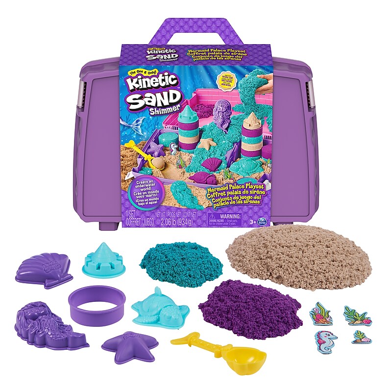 Kinetic Sand Mermaid Palace Playset, Multicolored (6065181) image 1