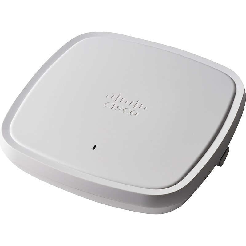 Cisco Catalyst 9105 AX & AC1488 Dual Band WiFi 6 Access Point, White (C9105AXI-B) image 1