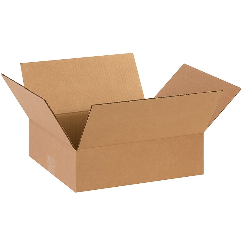14" x 12" x 4" Shipping Boxes, 32 ECT, 25/Bundle (14124) image 1