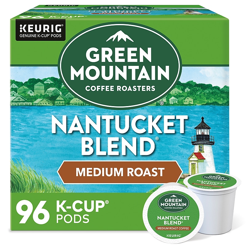 Green Mountain Nantucket Blend Coffee Keurig® K-Cup® Pods, Medium Roast, 96/Carton (6663) image 1