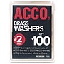 ACCO Washers, 15/32", Brass, 100/Box (ACC71511)~#|#~2F543CCA-9325-40A6-A1316CE6BF4F59CE_sc7