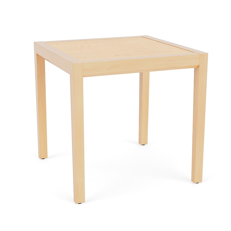 Lesro Brooklyn 20"W x 20"D Laminate End Table, Natural Maple (BK0620.WNA.TNM) image 1