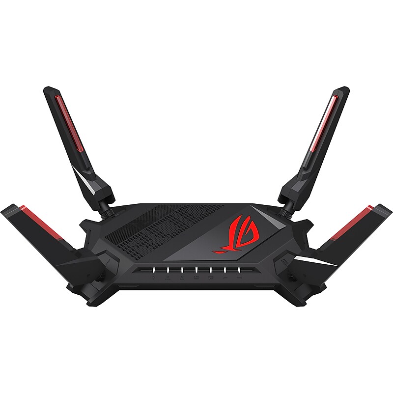 Asus ROG Rapture AX5952 Dual Band MU-MIMO WiFi 6 Gaming Router, Black/Red (GTAX6000) image 1