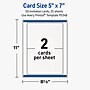 Avery Rectangle Invitation Cards , 5" x 7", Matte White, 50/Pack (19479399716)~#|#~2F5CB066-61AD-4FB9-AAEBDEC4F6A1977D_sc7