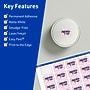 Avery TrueBlock Laser/Inkjet Rectangle Multipurpose Labels, 2/3" x 1-3/4", White, 440/Pack (94209)~#|#~2F60D876-7F1C-4E3B-AF590ED65D0002EF_sc7