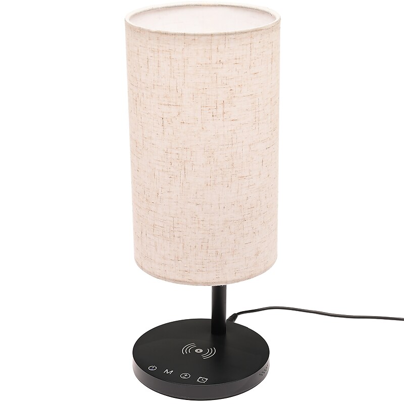 Excello Brands Wellness Series LED Desk Lamp, 14", with USB Port, Black (EGP-DL-15-BLK) image 1