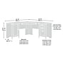 Sauder Carson Forge 66"W L-Shaped Computer Desk, Washington Cherry (416969)~#|#~2F6A0737-EE15-4A77-B858945C0842826F_sc7
