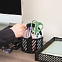 Mind Reader 4-Compartment Rotating Metal Desk Organizer, Black (MOSBASK-BLK)~#|#~2F780DA8-6894-4042-87F8FACD852690BB_sc7